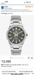 Casio Edifice Green dial