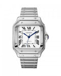 Cartie_r de santos white dial