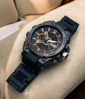 G SHOCK GA DUAL ANALOG BLACK
