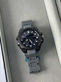 G SHOCK GA DUAL ANALOG BLACK GREY