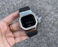 G shock silver black