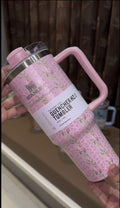 Stanley x LoveShackFancy Flowstate Tumbler Pink