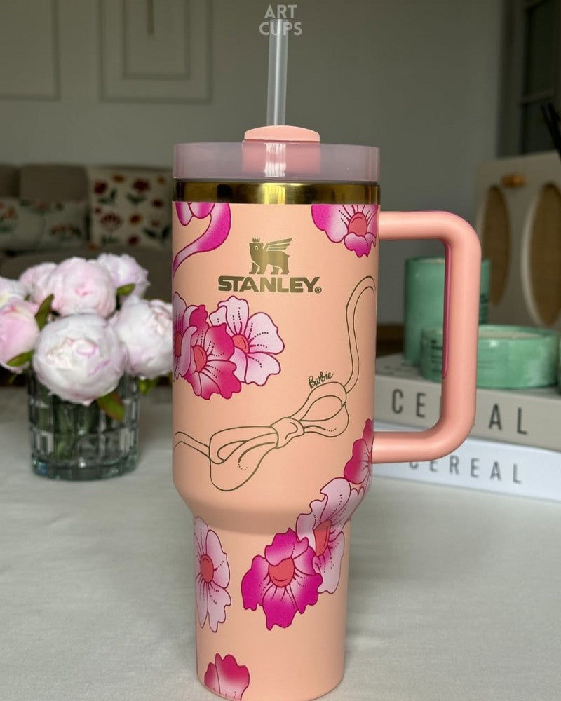 Stanley X Barbie Pink Floral Quench