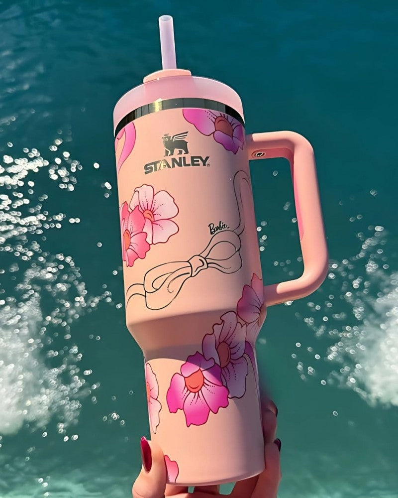 Stanley X Barbie Pink Floral Quench