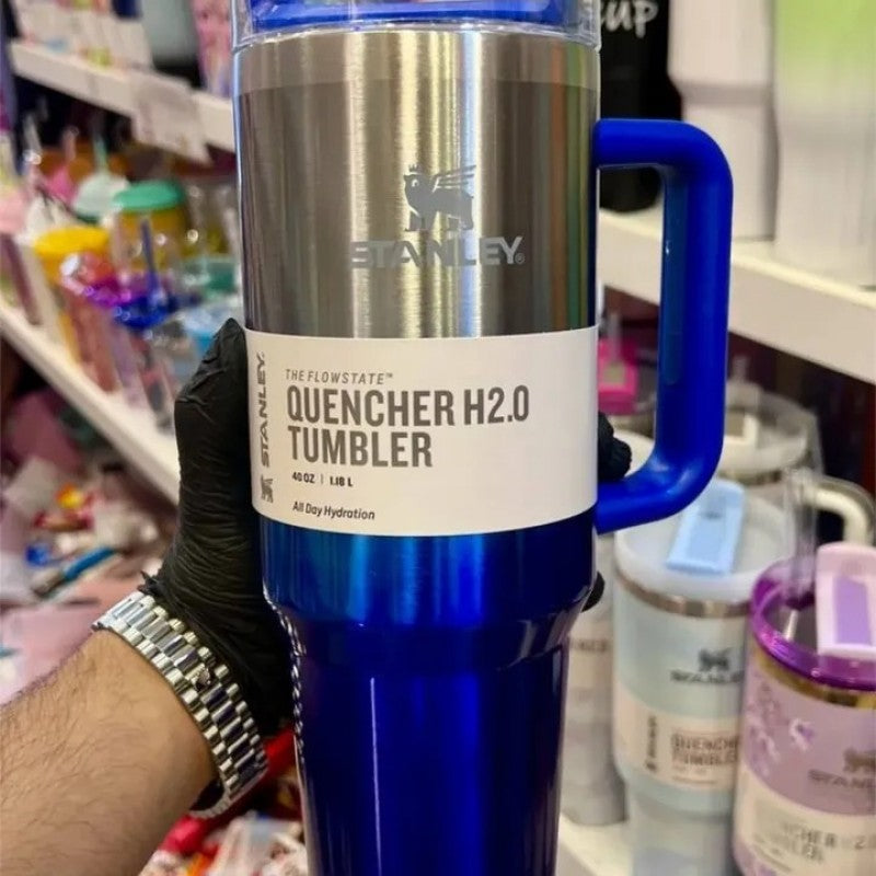 Stanley Quencher Tumbler Camelia Gradient Steel Blue
