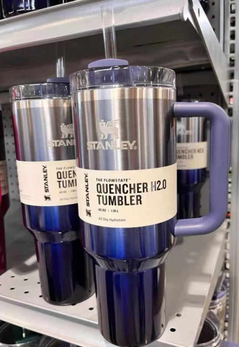 Stanley Quencher Tumbler Camelia Gradient Steel Blue