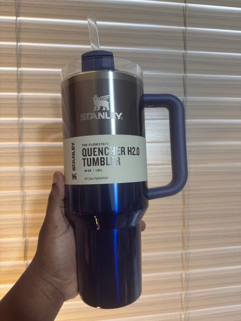 Stanley Quencher Tumbler Camelia Gradient Steel Blue