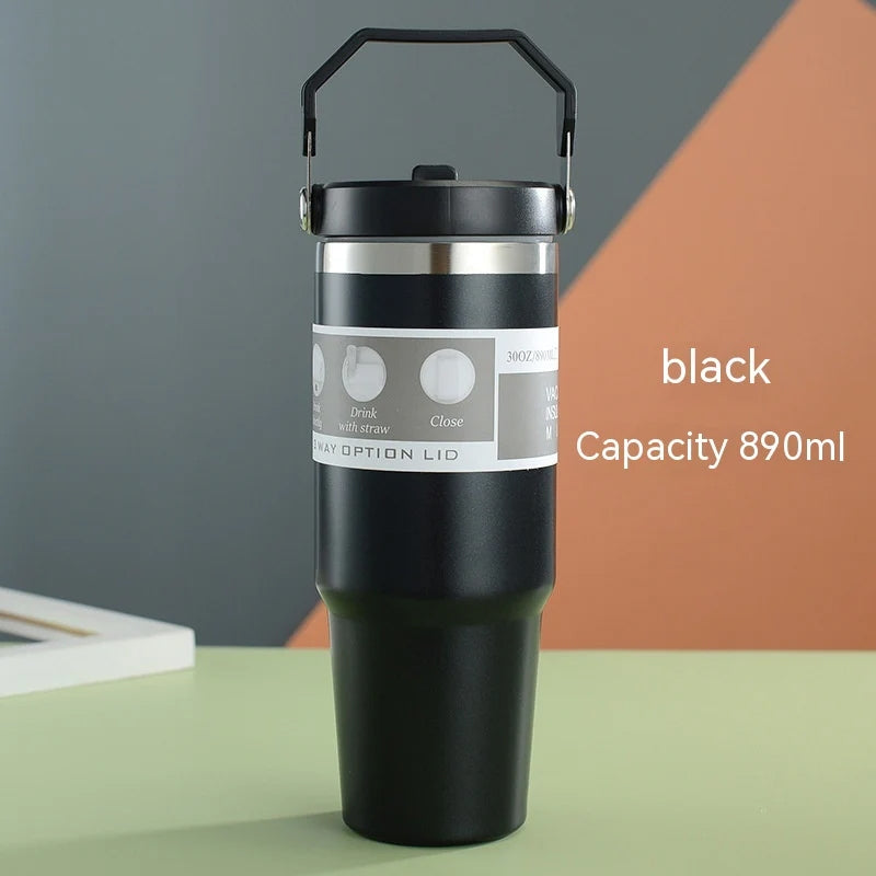 Ice Flow Flip Straw And Handle 30 oz Tumbler