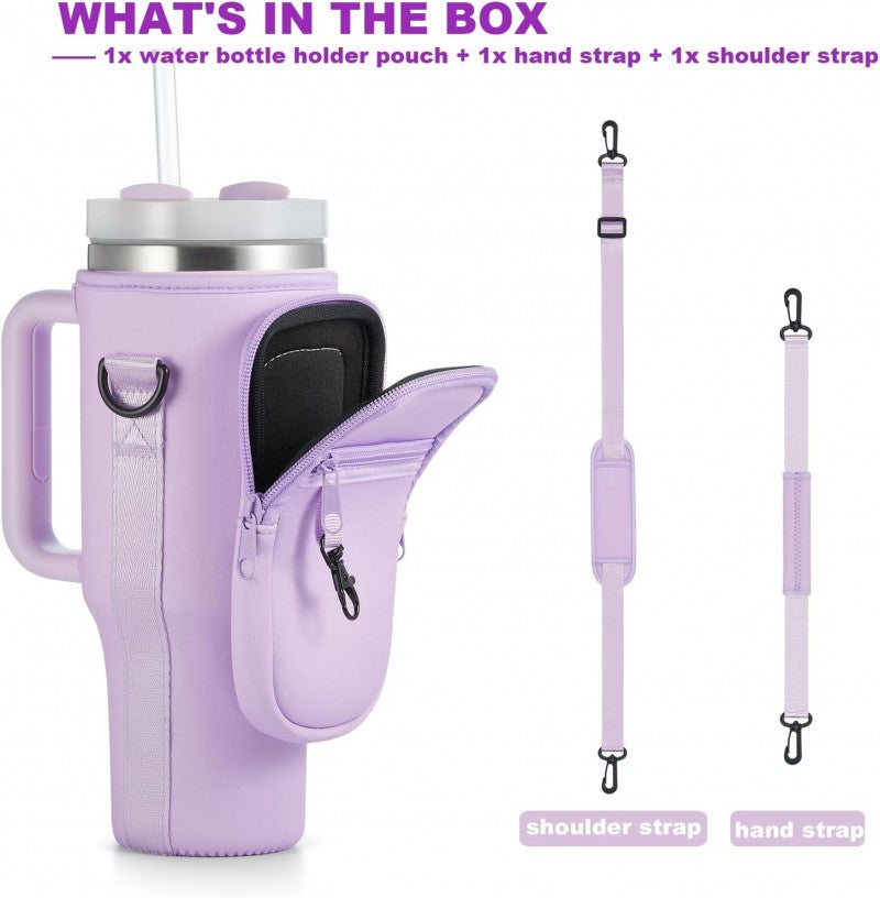 Carrier bag for Stanley Tumbler Purple