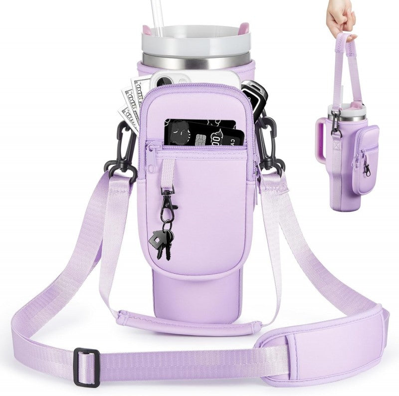 Carrier bag for Stanley Tumbler Purple