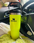 Stanley IceFlow Flip Straw Tumbler Neon Yellow 30 oz