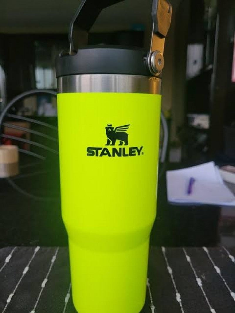 Stanley IceFlow Flip Straw Tumbler Neon Yellow 30 oz