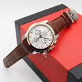Tissot 1853 Belt Brown Copper White