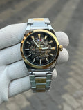 Tomm_y Hilfiger Chain Automatic Two Tone Black