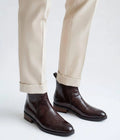 Zara_Chelsea Brown Premium Leather Boots