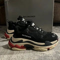 Balenciag_a Triple S Red Black