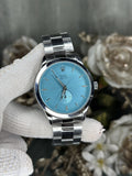 Role x Veriflat Silver Tiffany Blue Premium Watch