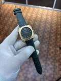 fossil ultra slim gold green