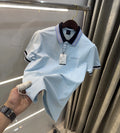 Hacket Sky Blue Logo Work Premium Polo T-Shirt