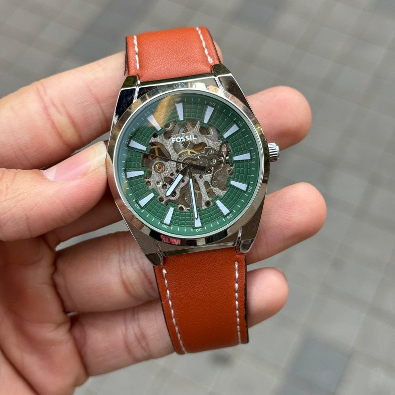 Fossi l Everett Leather Automatic