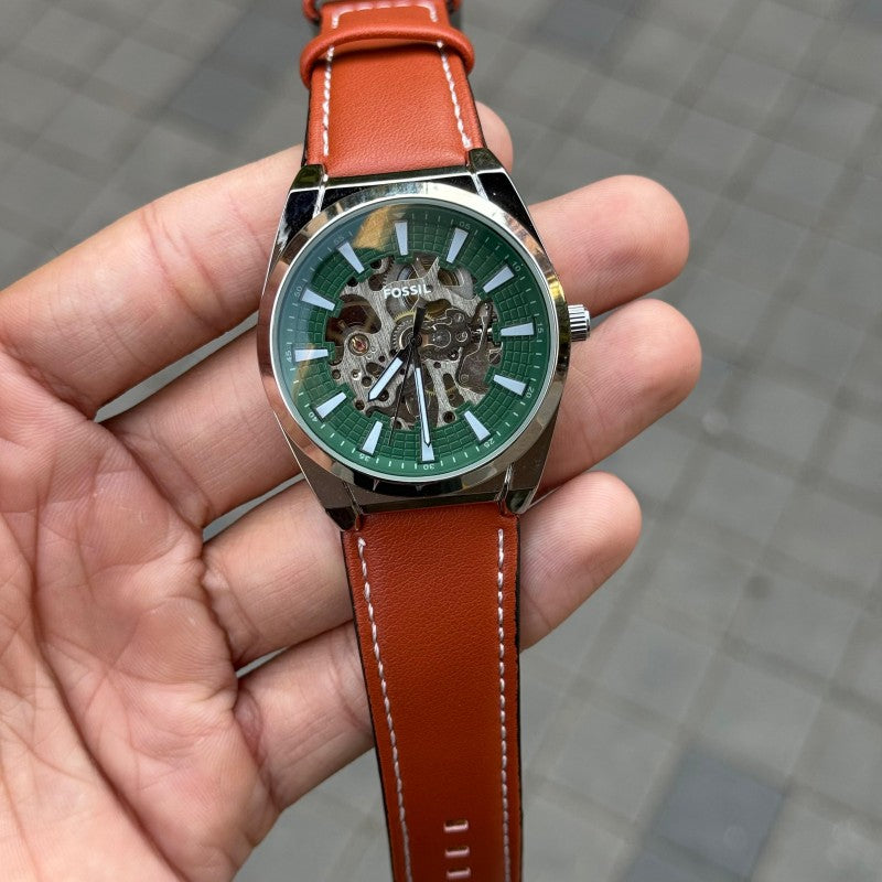 Fossi l Everett Leather Automatic