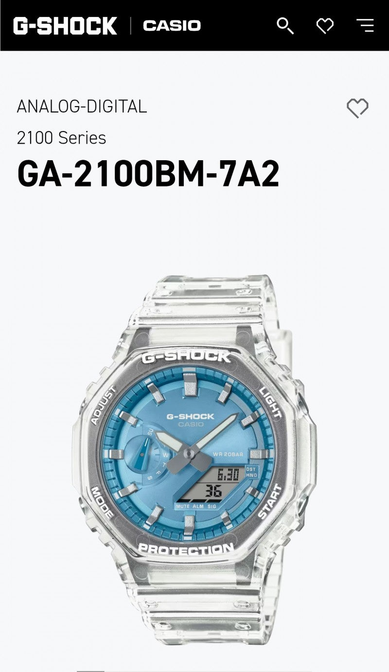 Casio G shock GM 2100