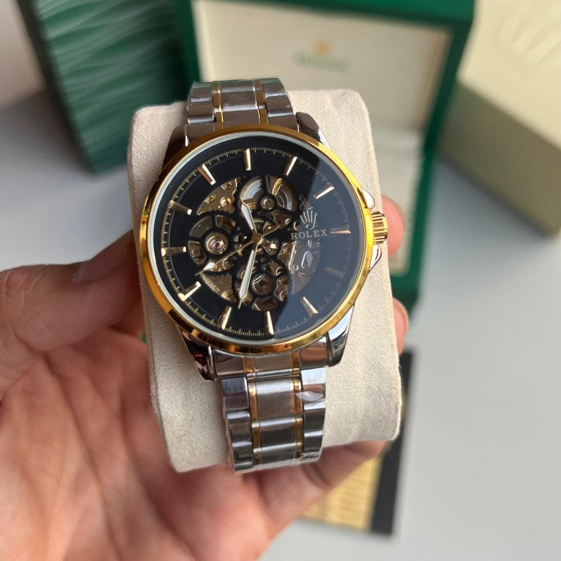 Role x Automatic Two Tone Black Dial