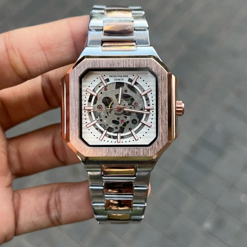 Patek Phillep e Nautilus Automatic Square Rose
