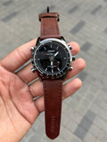 Fossi l Dual Time Brown Black