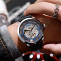 Fossi l Townsman Automatic Silver Blue