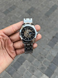 Tisso t 1853 Skeleton Automatic Silver Black