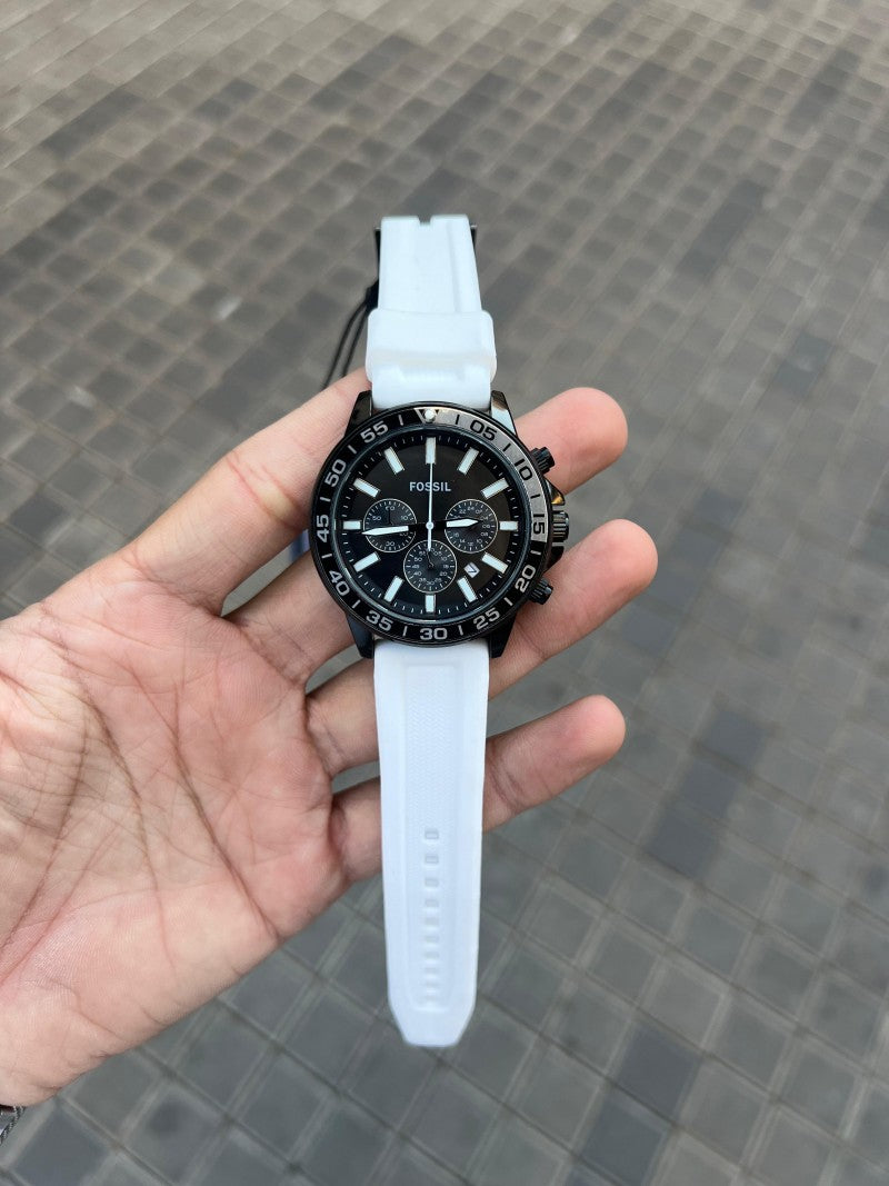 Fossi l Bannon Multifunction White Silicon