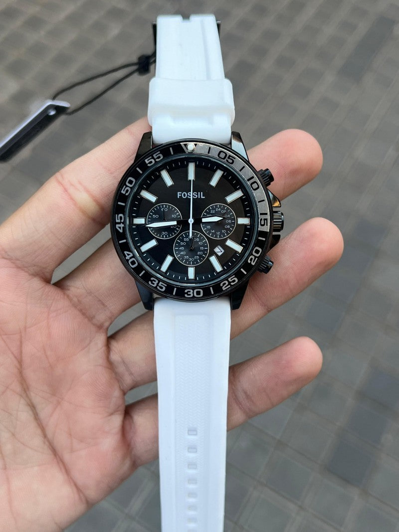 Fossi l Bannon Multifunction White Silicon
