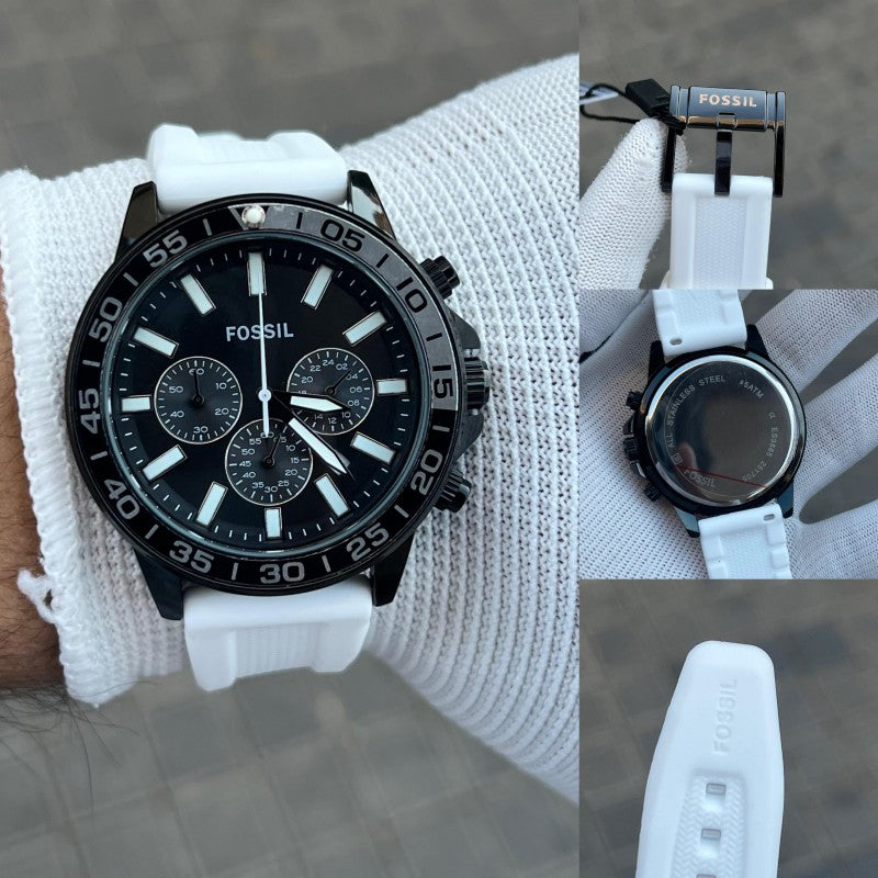 Fossi l Bannon Multifunction White Silicon