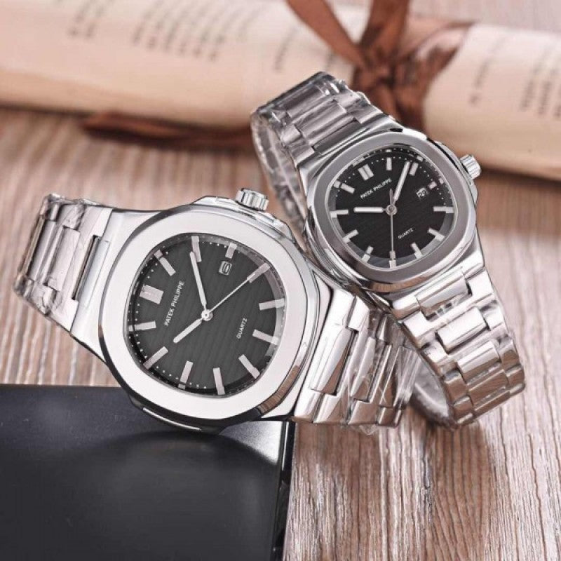 Patek Philipp e Couple Silver Black