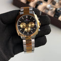 Tommy Hilfige_r Chronograph Two Tone Black Dial