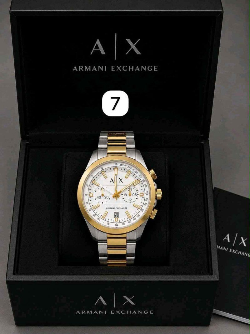 Arm ani Exchange Full chrono working metal