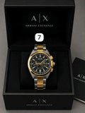 Arm ani Exchange Full chrono working metal