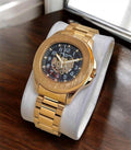 Patek phillipe automatic metal golden with black dial