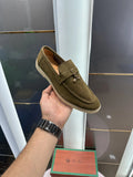 Loro_Piana Olive Formal Loafer