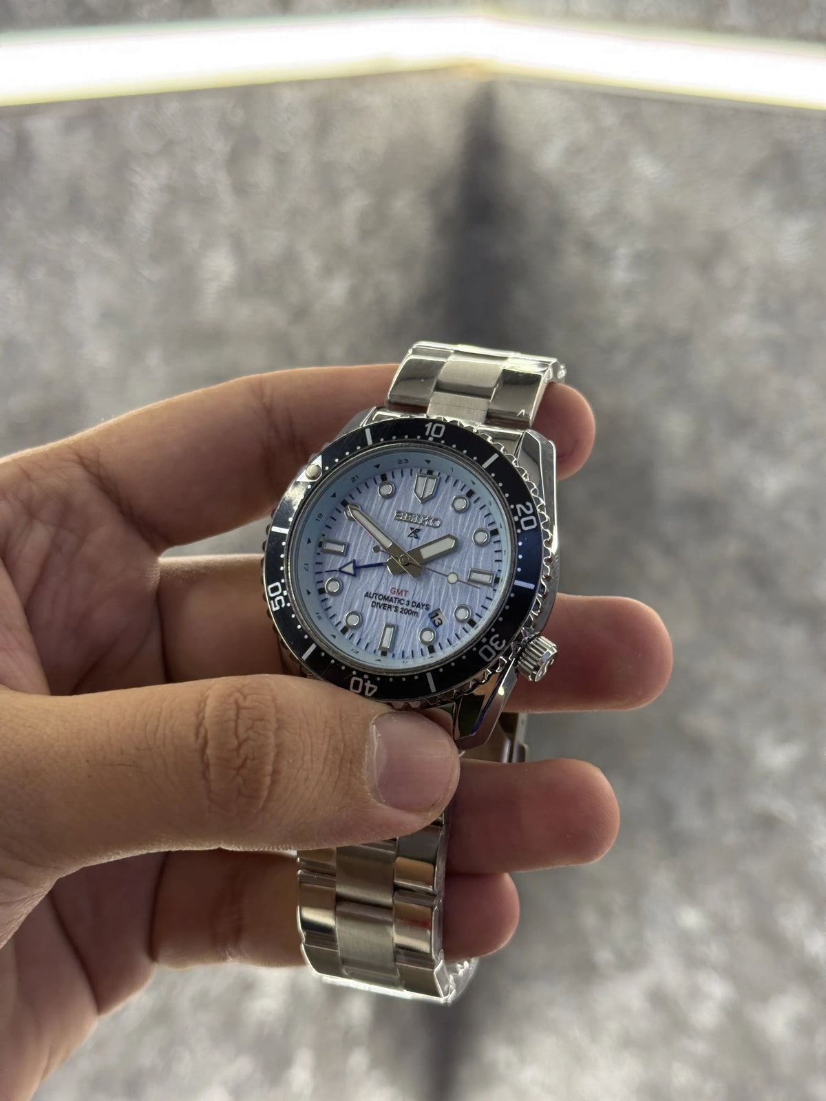 Seiko Prospex GMT Glacier Blue 068