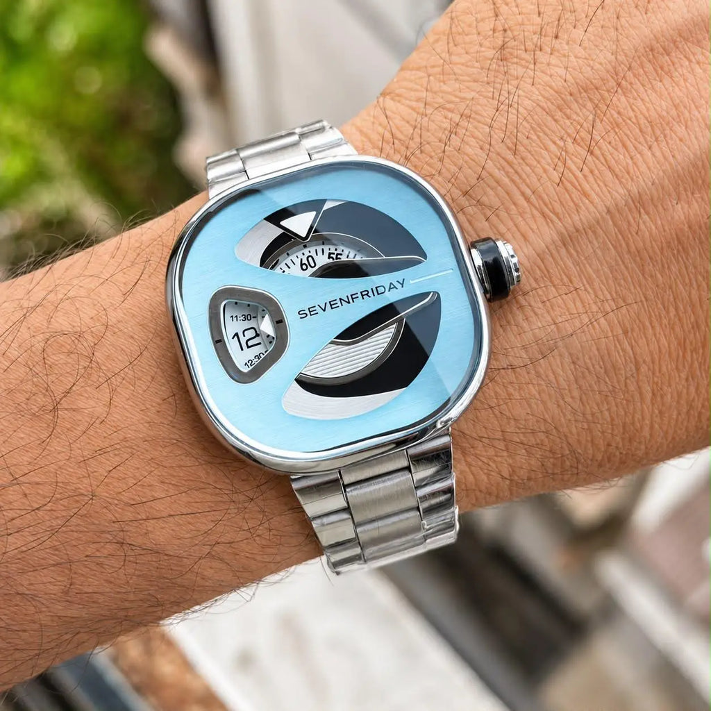 Seven Friday Silver Sky Blue