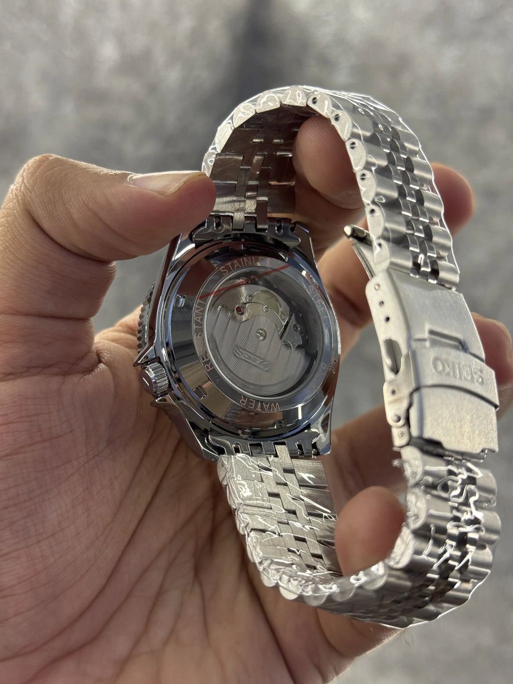Seiko 5 GMT  Back Open 078
