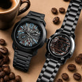 bvlga ri  black chain premium watch