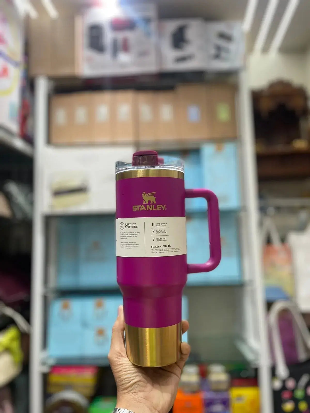 Stanley Quencher Tumbler Copper Bottom Wine