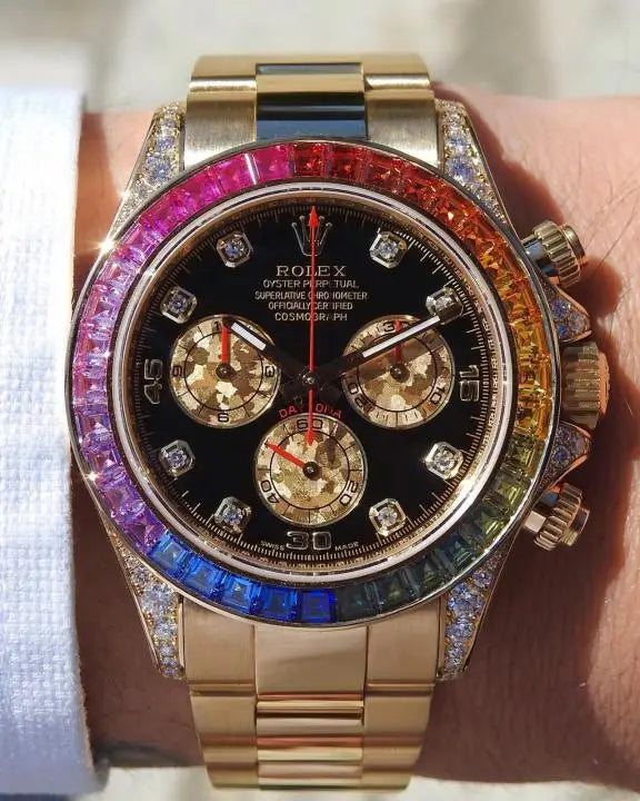 Rolex Cosmograph Daytona Rainbow watch Gold
