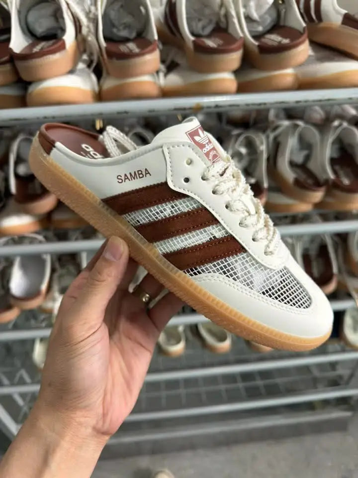 Adida.s Samba Mule Off-Whit.e Brown Fix 448