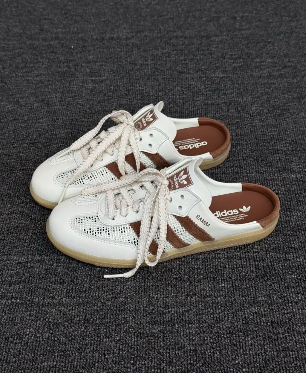 Adida.s Samba Mule Off-Whit.e Brown Fix 448