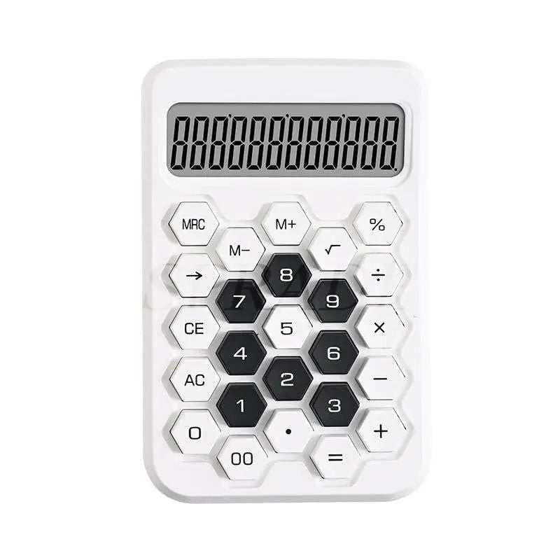 Calculator Hexagonal Candy White