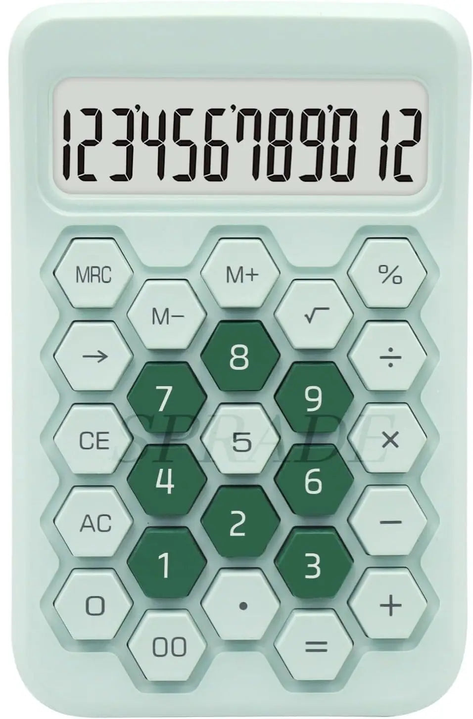 Calculator Hexagonal Candy Green